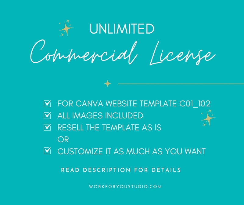 Canva Website Template for Creativity Coaches